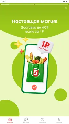 Пятёрочка доставка продуктов android App screenshot 6